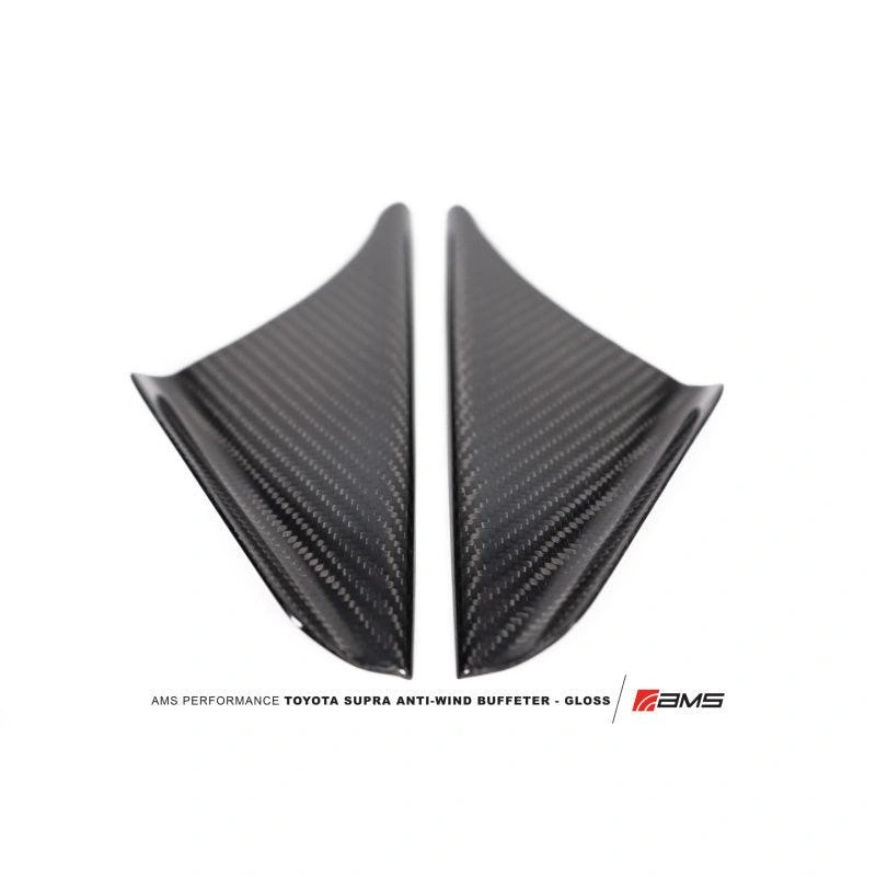 AMS Performance 2020+ Toyota GR Supra Anti-Wind Buffeting Kit – Gloss Carbon