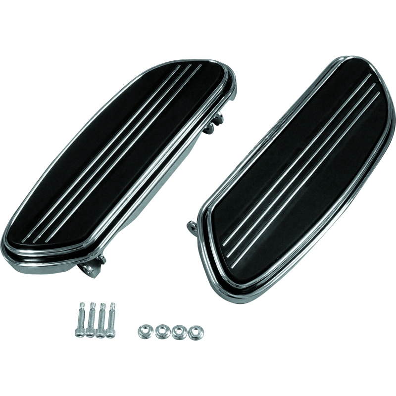 Bikers Choice 86-20 Touring 86-17 FLST 12-16 FLD Chrome Floorboard Kit Replaces H-D 50631-04 Pr