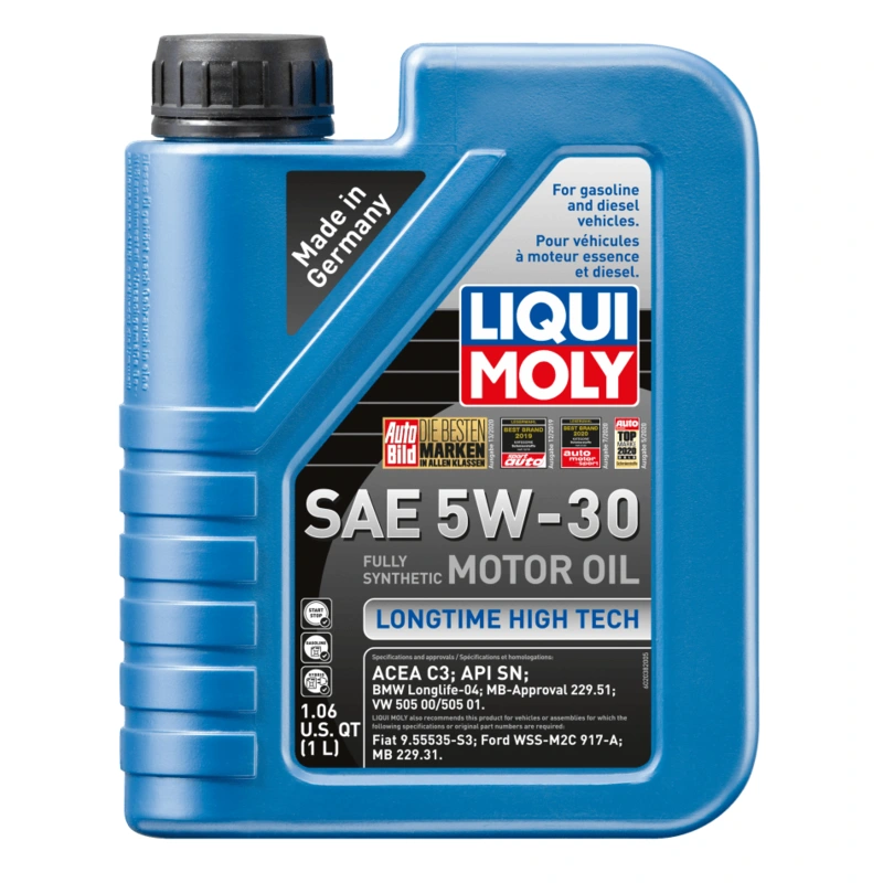 LIQUI MOLY 1L Longtime High Tech Motor Oil SAE 5W30 (Comes in Case of 6 Units)