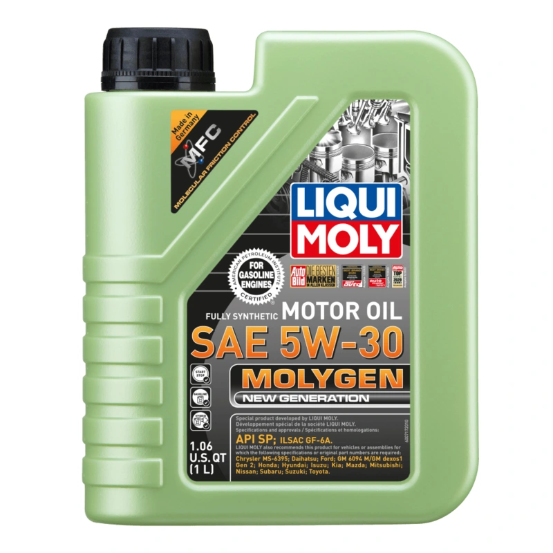 LIQUI MOLY 1L Molygen New Generation Motor Oil SAE 5W30 (Comes in Case of 6 Units)