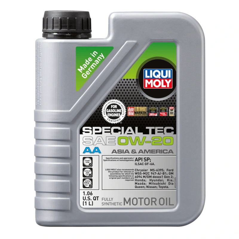 LIQUI MOLY 1L Special Tec AA Motor Oil SAE 0W20 (Comes in Case of 6 Units)