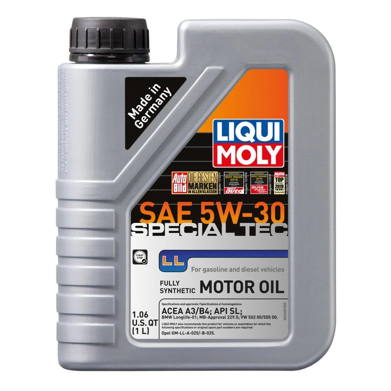 LIQUI MOLY 1L Special Tec LL Motor Oil SAE 5W30 (Comes in Case of 6 Units)