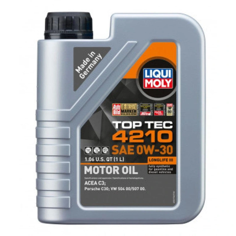 LIQUI MOLY 1L Top Tec 4210 Motor Oil SAE 0W30 (Comes in Case of 6 Units)